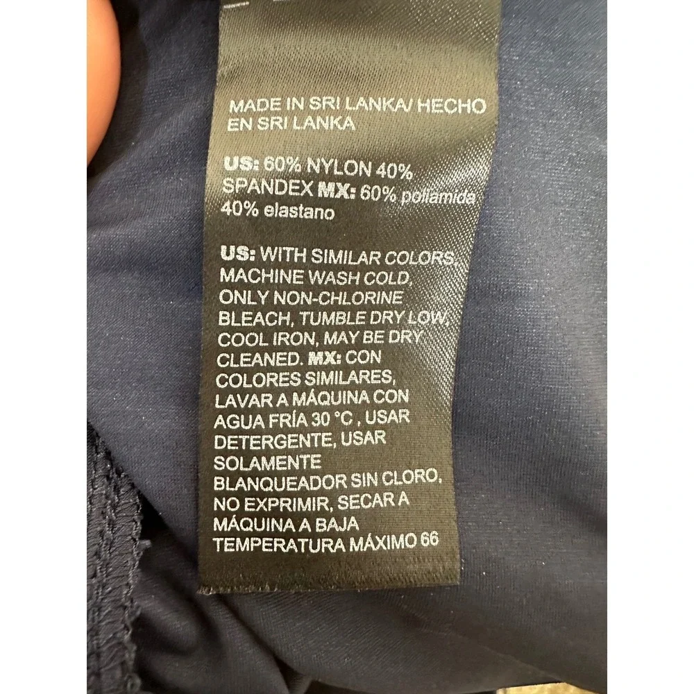 Chicos Zenergy Neema Bungee Ankle Pants Navy Blue Size 3 XL Regular 27 Inseam